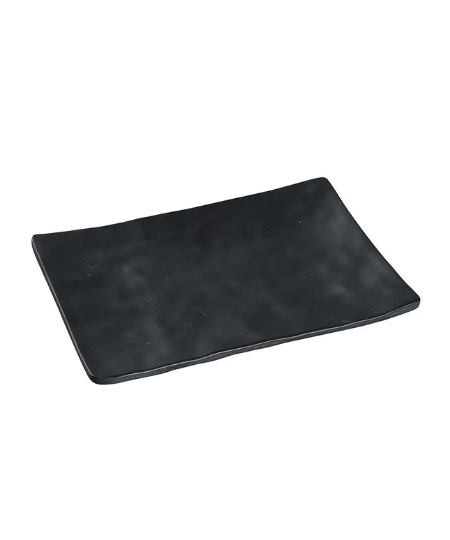 Đĩa Chữ Nhật Melamine Yanco BP-2008 20.3 cm x 14 cm, Màu Đen