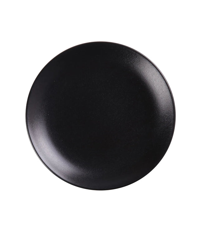 Đĩa Coupe Tròn Yanco NB-309 23.2 cm - Gốm Sứ, Noble Black