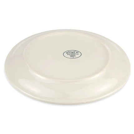 Đĩa Desert Sand Tròn Libbey DSD-9 24.1 cm - Đốm Lốm Đốm, (2) Viền Nâu