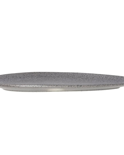 Đĩa Hình Lá Yanco DB-314 Dòng Diamond Black - 35.6cm x 16.5cm, Sứ, Màu Dark Bronze
