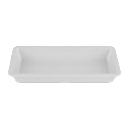 Đĩa Khai Vị Chữ Nhật GET Dòng Milano™ 23.5 cm x 12.1 cm - Nhựa Melamine, Trắng (ML-121-W)