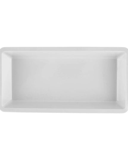 Đĩa Khai Vị Chữ Nhật GET Dòng Milano™ 23.5 cm x 12.1 cm - Nhựa Melamine, Trắng (ML-121-W)