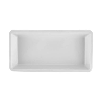 Đĩa Khai Vị Chữ Nhật GET Dòng Milano™ 23.5 cm x 12.1 cm - Nhựa Melamine, Trắng (ML-121-W)