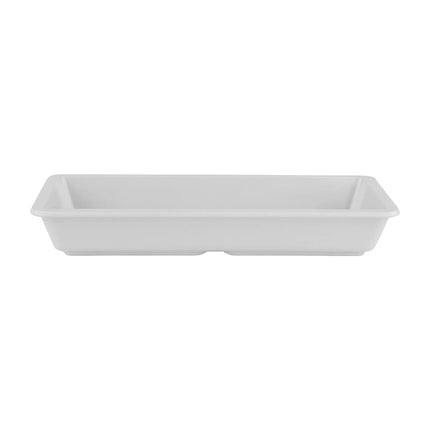 Đĩa Khai Vị Chữ Nhật GET Dòng Milano™ 23.5 cm x 12.1 cm - Nhựa Melamine, Trắng (ML-121-W)