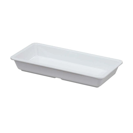 Đĩa Khai Vị Chữ Nhật GET Dòng Milano™ 23.5 cm x 12.1 cm - Nhựa Melamine, Trắng (ML-121-W)