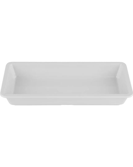 Đĩa Khai Vị Chữ Nhật GET Dòng Milano™ 23.5 cm x 12.1 cm - Nhựa Melamine, Trắng (ML-121-W)