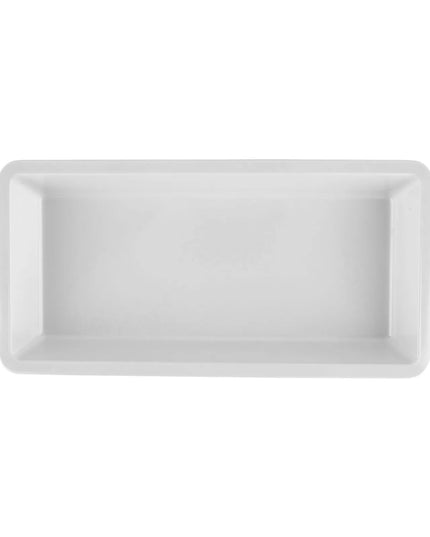 Đĩa Khai Vị Chữ Nhật GET Dòng Milano™ 23.5 cm x 12.1 cm - Nhựa Melamine, Trắng (ML-121-W)