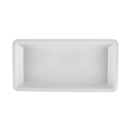 Đĩa Khai Vị Chữ Nhật GET Dòng Milano™ 23.5 cm x 12.1 cm - Nhựa Melamine, Trắng (ML-121-W)