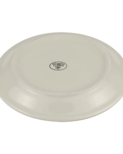 Đĩa Libbey DSD-7 18.4 cm Tròn Màu Cát Sa Mạc - Lốm Đốm, (2) Viền Nâu