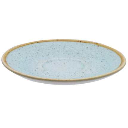Đĩa Lót Cappuccino Tròn Churchill Stonecast 15.9 cm - Gốm Sứ, Màu Duck Egg Blue (SDESCSS1)