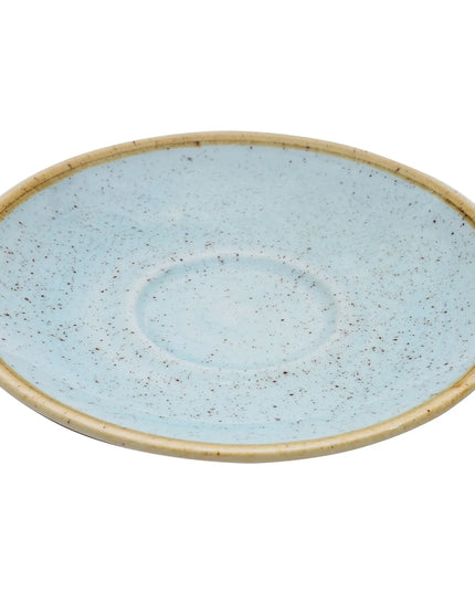 Đĩa Lót Cappuccino Tròn Churchill Stonecast 15.9 cm - Gốm Sứ, Màu Duck Egg Blue (SDESCSS1)
