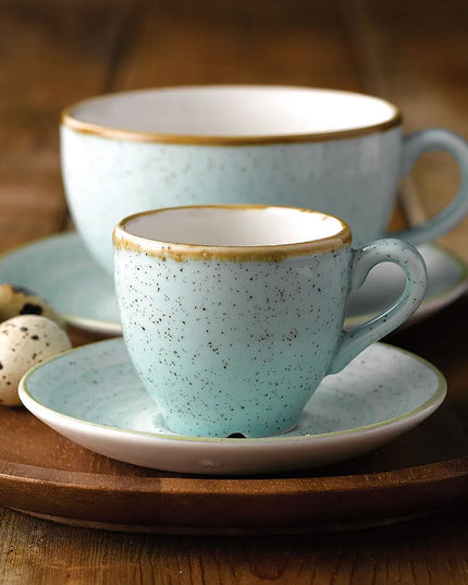 Đĩa Lót Cappuccino Tròn Churchill Stonecast 15.9 cm - Gốm Sứ, Màu Duck Egg Blue (SDESCSS1)