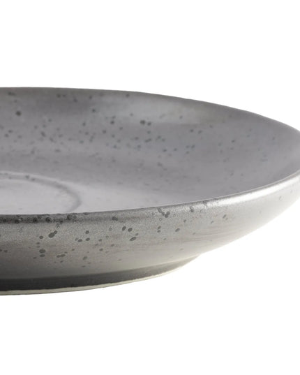 Đĩa Lót Oval Yanco DB-002 15.2 cm x 11.4 cm Diamond Black Sứ, Đồng Đen