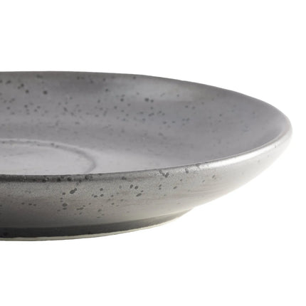 Đĩa Lót Oval Yanco DB-002 15.2 cm x 11.4 cm Diamond Black Sứ, Đồng Đen