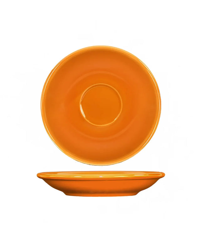 Đĩa Lót Tách A.D. Tròn ITI Dòng Cancun™ 13 cm - Gốm, Cam (CA-36-O)