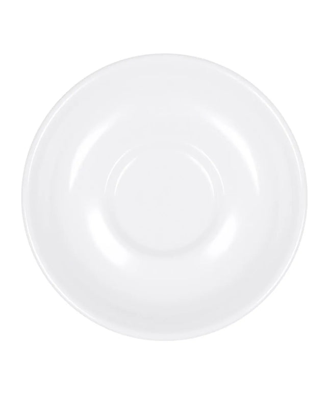 Đĩa Lót Tách Cà Phê Tròn Nhựa Melamine Elite Global Solutions 14.3cm, Màu Trắng (DS-W)