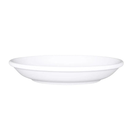Đĩa Lót Tách Cà Phê Tròn Nhựa Melamine Elite Global Solutions 14.3cm, Màu Trắng (DS-W)
