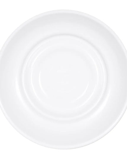 Đĩa Lót Tách Cà Phê Tròn Nhựa Melamine Elite Global Solutions 14.3cm, Màu Trắng (DS-W)