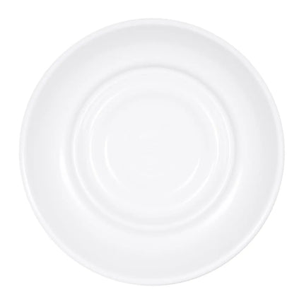 Đĩa Lót Tách Cà Phê Tròn Nhựa Melamine Elite Global Solutions 14.3cm, Màu Trắng (DS-W)