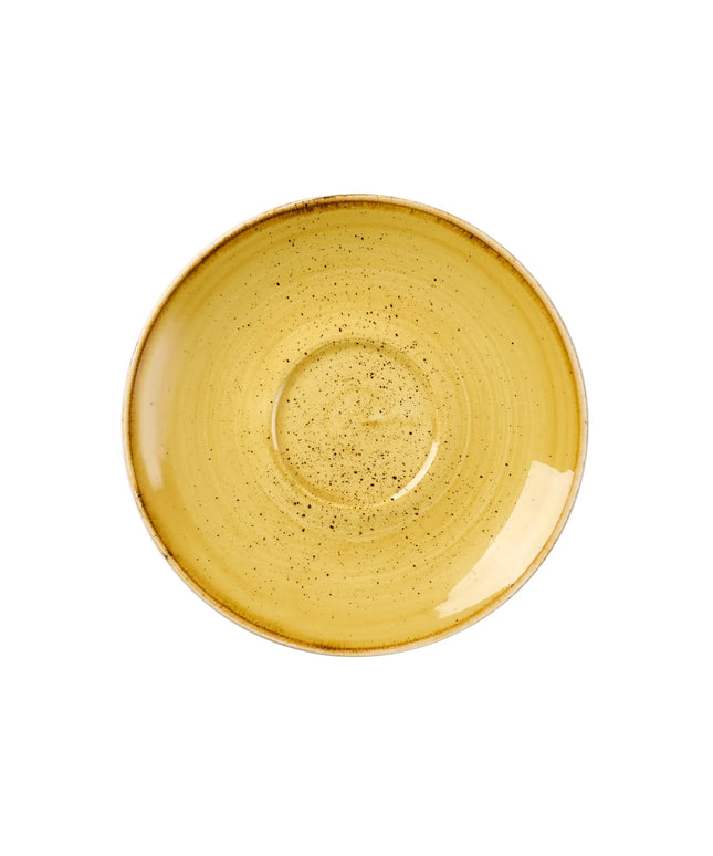 Đĩa Lót Tròn Churchill Stonecast® 15.9cm Dùng Cho SMSSCB281 - Gốm, Vàng Mustard Seed (SMSSCSS1)