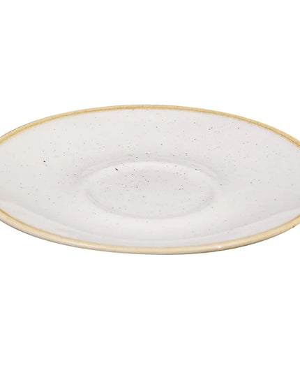 Đĩa Lót Tròn Stonecast Churchill 15.9 cm - Gốm, Màu Barley White (SWHSCSS1)
