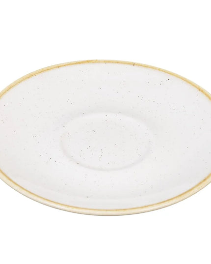 Đĩa Lót Tròn Stonecast Churchill 15.9 cm - Gốm, Màu Barley White (SWHSCSS1)