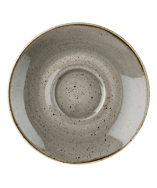 Đĩa Lót Tròn Stonecast Churchill 15.9 cm - Gốm, Màu Xám Tiêu (SPGSCSS1)