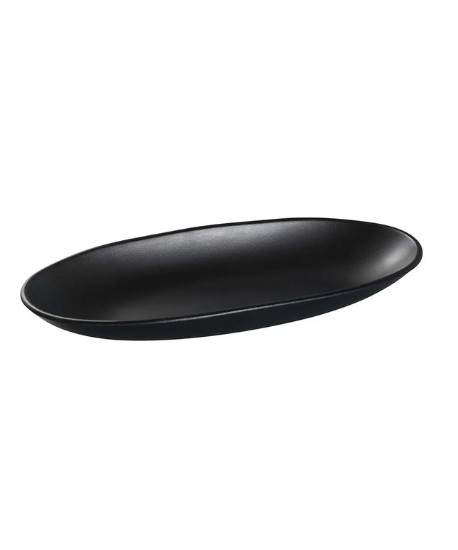 Đĩa Melamine Thuyền Yanco BP-4113 32.4 cm x 14 cm - Đen
