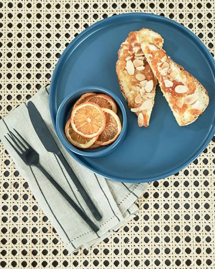 Đĩa Melamine Tròn Cal-Mil 22026-10-111 Hudson 26 cm, Màu Xanh Stone