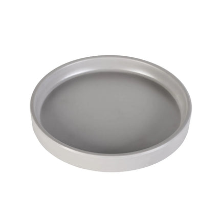 Đĩa Melamine Tròn Cal-Mil 22026-6-102 Vành Thấp 15.2 cm, Màu Tro