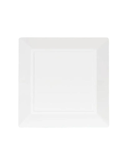 Đĩa Melamine Vuông Cal-Mil 24201-10-15 25.4 cm, Màu Trắng
