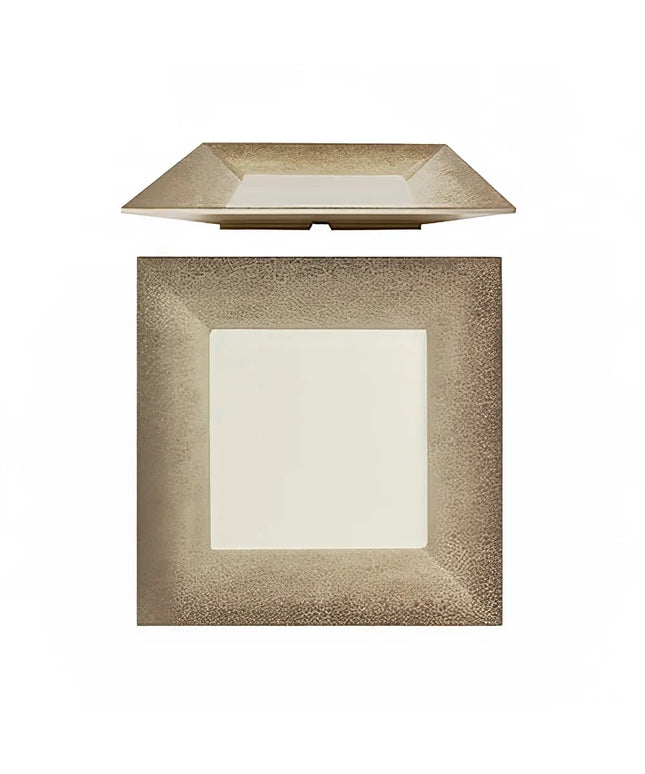 Đĩa Melamine Vuông Thunder Group SD3214J 35.6 cm, Màu Be