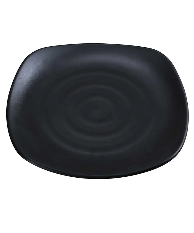 Đĩa Melamine Vuông Yanco BP-1113 33.7 cm, Màu Đen