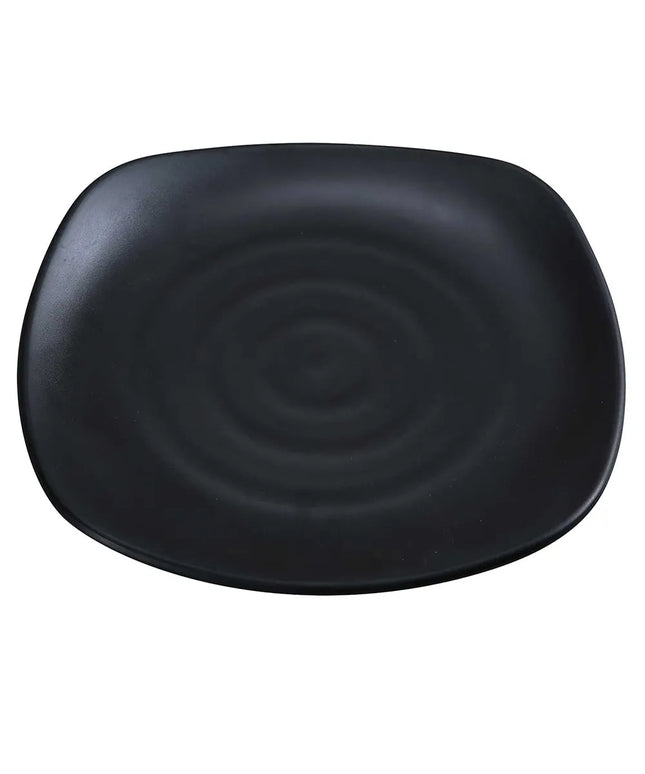 Đĩa Melamine Vuông Yanco BP-1114 36.2 cm, Màu Đen