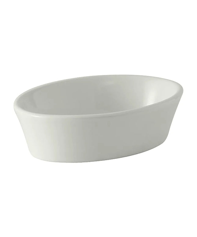 Đĩa Nướng Oval Tuxton BWK-100 295 ml Gốm Trắng