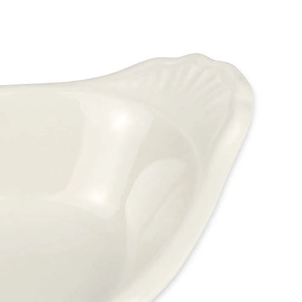 Đĩa Nướng Rarebit Bầu Dục Hall China 5280AWHA 355 ml Sứ Trắng