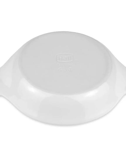 Đĩa Nướng Rarebit Tròn Hall China 4340ABWA 355 ml Sứ Trắng Sáng