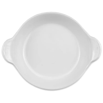 Đĩa Nướng Rarebit Tròn Hall China 4340ABWA 355 ml Sứ Trắng Sáng