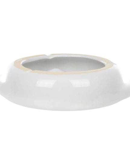 Đĩa Ốc Sên Browne 744041 Tròn 6 Lỗ Gốm Màu Trắng 13.5 cm