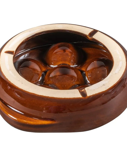 Đĩa Ốc Sên Browne 744046 Tròn 6 Lỗ Gốm Màu Nâu 13.5 cm