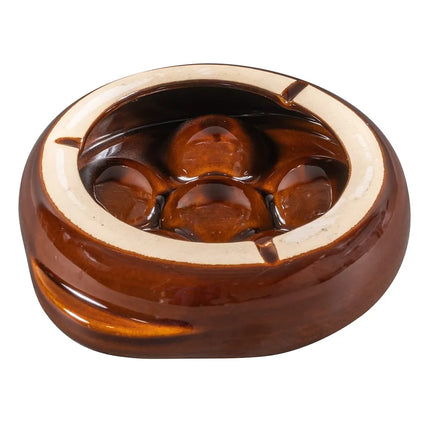 Đĩa Ốc Sên Browne 744046 Tròn 6 Lỗ Gốm Màu Nâu 13.5 cm