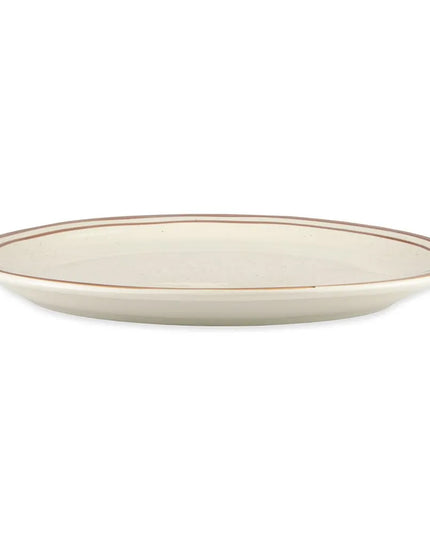 Đĩa Oval Libbey DSD-13 29.2 cm x 23.2 cm Vân Đốm Nâu Desert Sand
