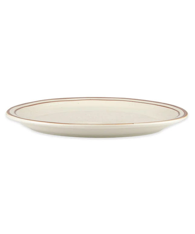 Đĩa Oval Libbey DSD-13 29.2 cm x 23.2 cm Vân Đốm Nâu Desert Sand