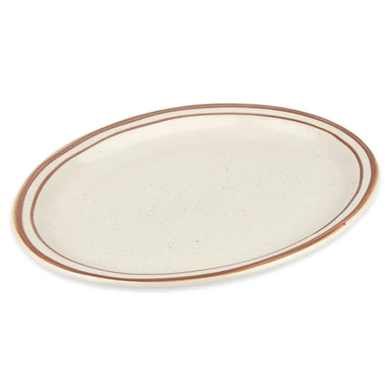 Đĩa Oval Libbey DSD-13 29.2 cm x 23.2 cm Vân Đốm Nâu Desert Sand