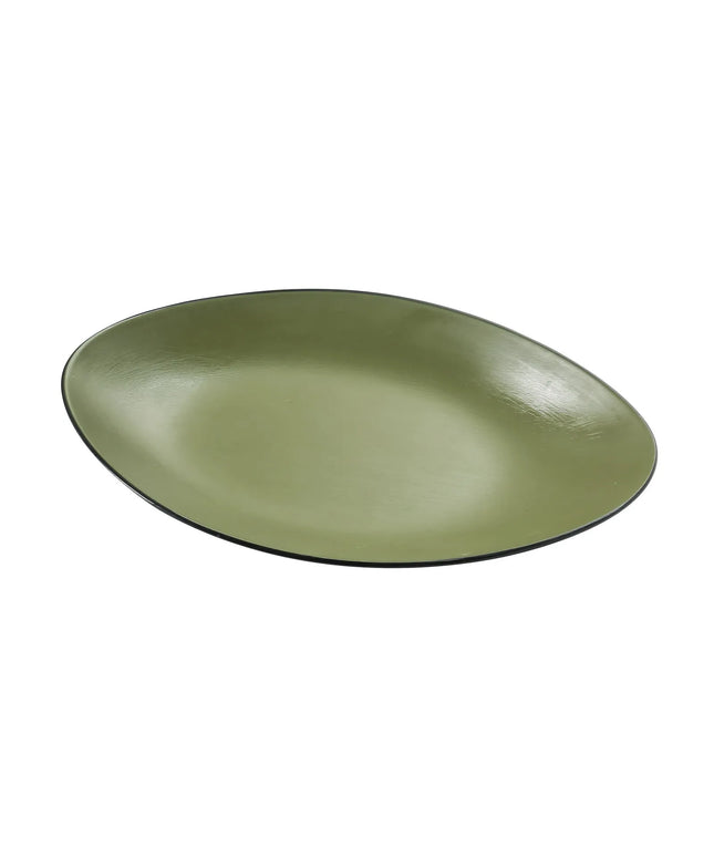 Đĩa Oval Melamine Yanco BM-211GR 29.2 cm x 17.8 cm Màu Xanh Lá
