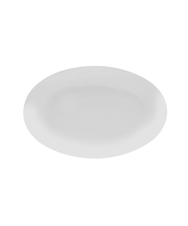 Đĩa Oval Mikasa Hospitality 34.9 cm Bistro Blanc - Sứ, Màu Trắng (5292233)