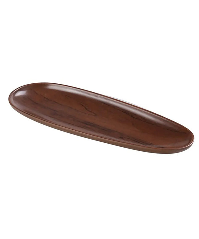 Đĩa Oval Nhựa Melamine Yanco WL-212 30.5cm, Vân Gỗ
