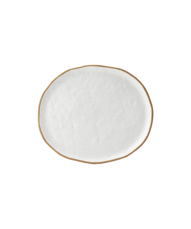 Đĩa Oval Steelite UCT7141 Utopia Hessian 29.2 cm x 25.4 cm - Sứ, Màu Trắng