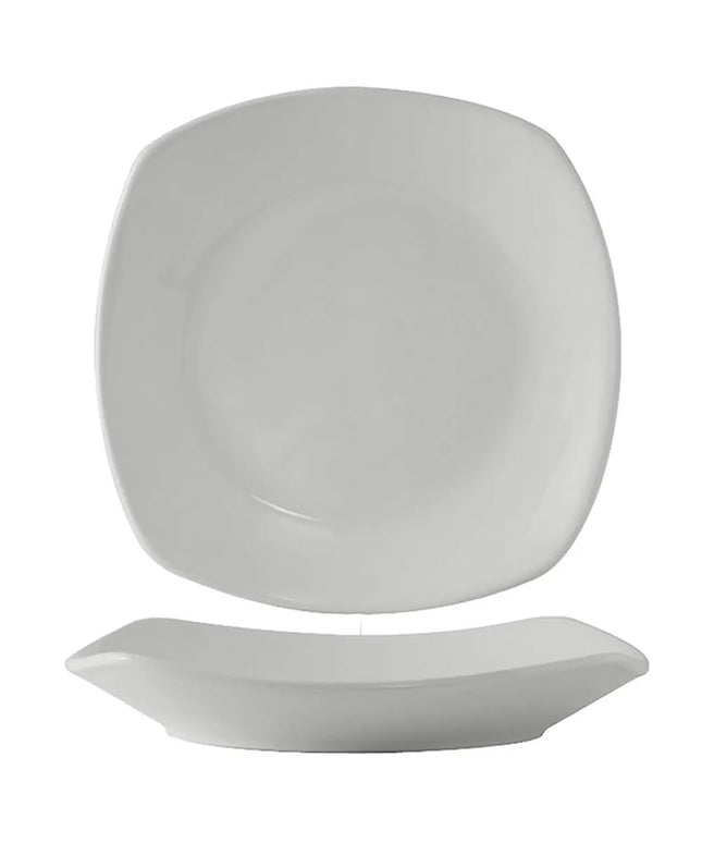 Đĩa Pasta Vuông Tuxton BWH-105J DuraTux®© 770 ml - Gốm, Trắng