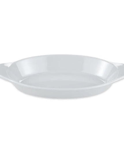 Đĩa Phụ Hình Oval GET SD-08-W 21.6 cm x 11.4 cm - Melamine Trắng